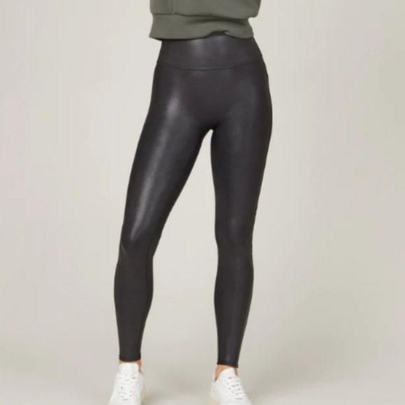 SPANX Faux Leather Leggings - Picture 1 of 11